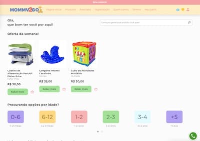 Screenshot from Mommy2Go project